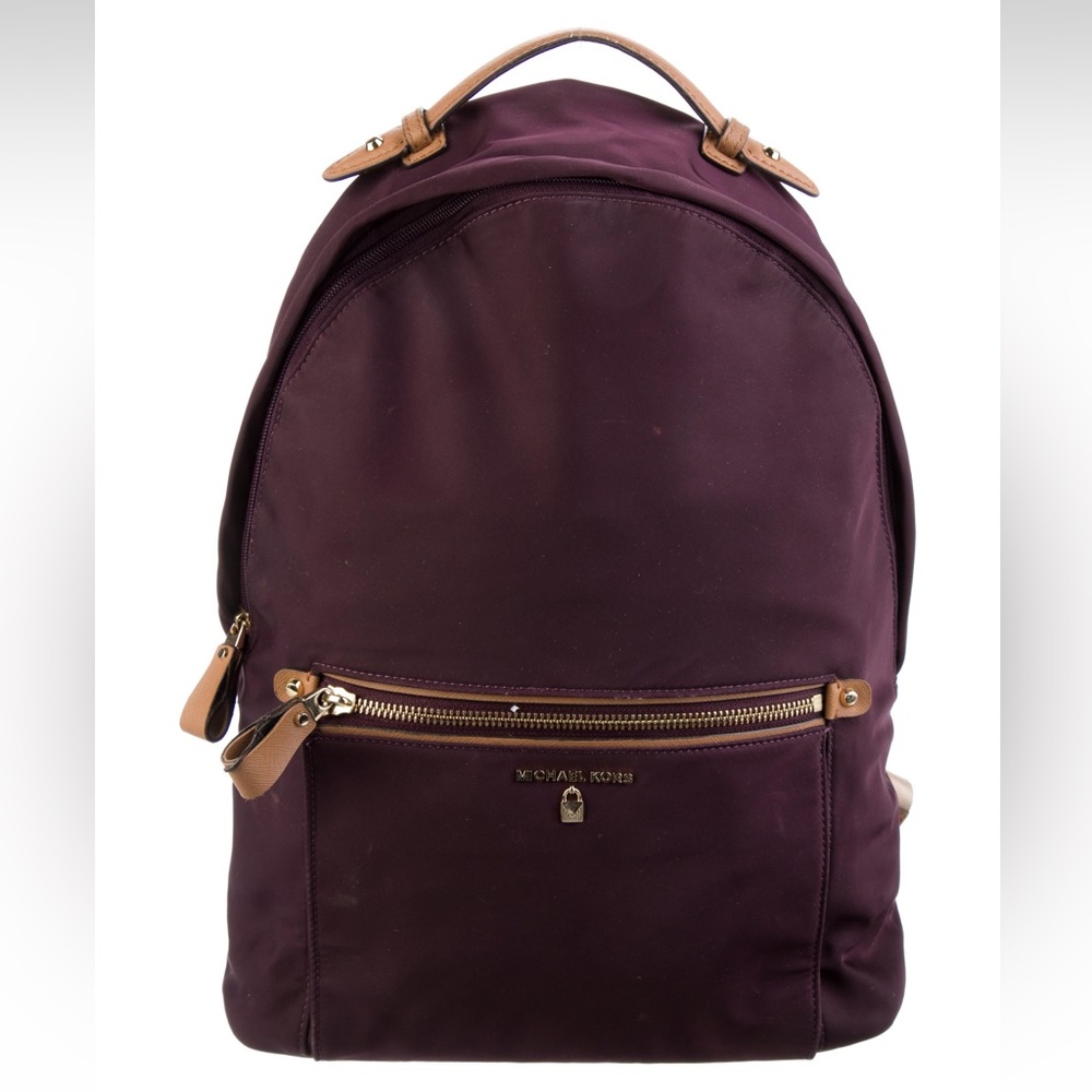 Michael Kors Nylon and Leather Trim Backpack - Picture 14 of 14